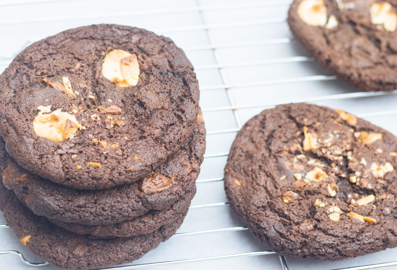triple chocolate cookie recept-min